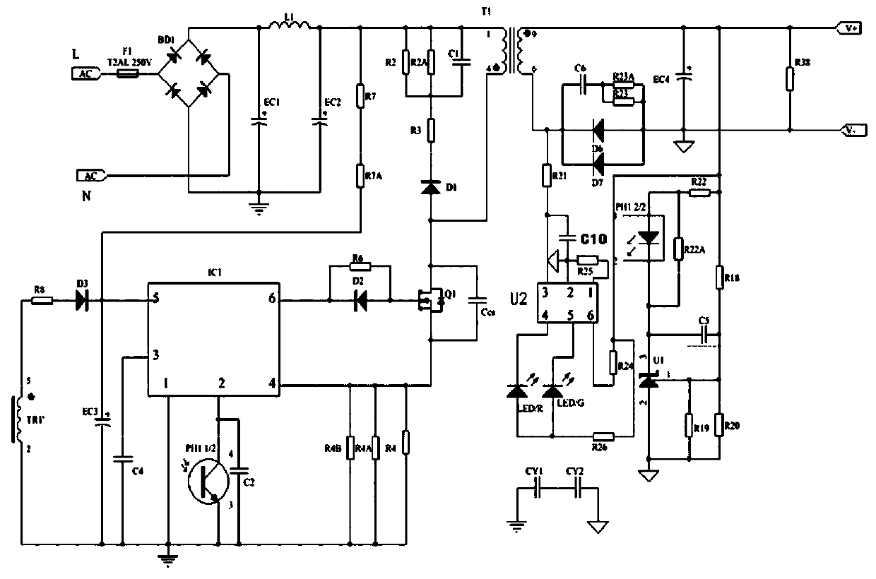 Lithium battery quick charging circuit and application thereof