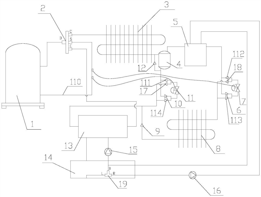 Capillary tube radiation and fresh air dehumidifier combined operation heat pump system