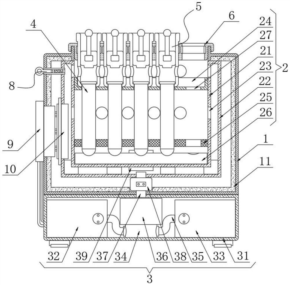 Ecological box based on cell biological sample storage