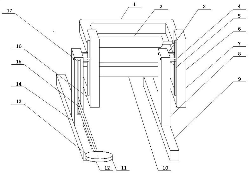 A medical auxiliary walking balance device