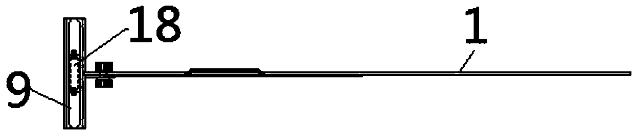 Device and method for measuring and adjusting inclination angle of ship component