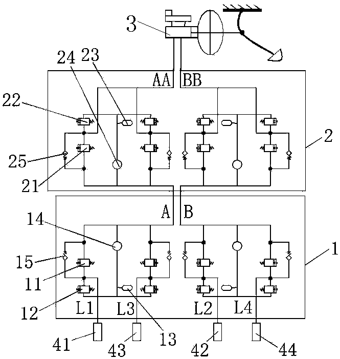 Automobile intelligent brake execution system and implementation method