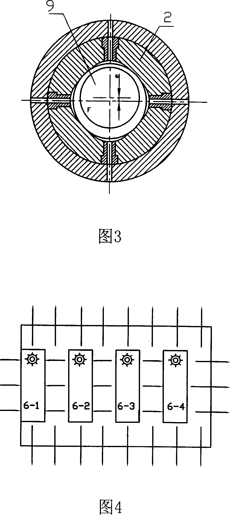 Exterior-clearance throttle cavity internal-hole type scavenging hydrostatic bearing