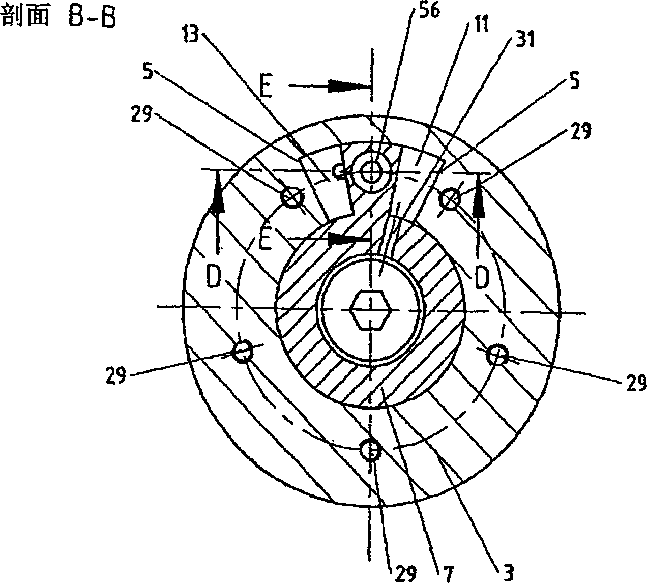 Camshaft adjuster with play-free locking