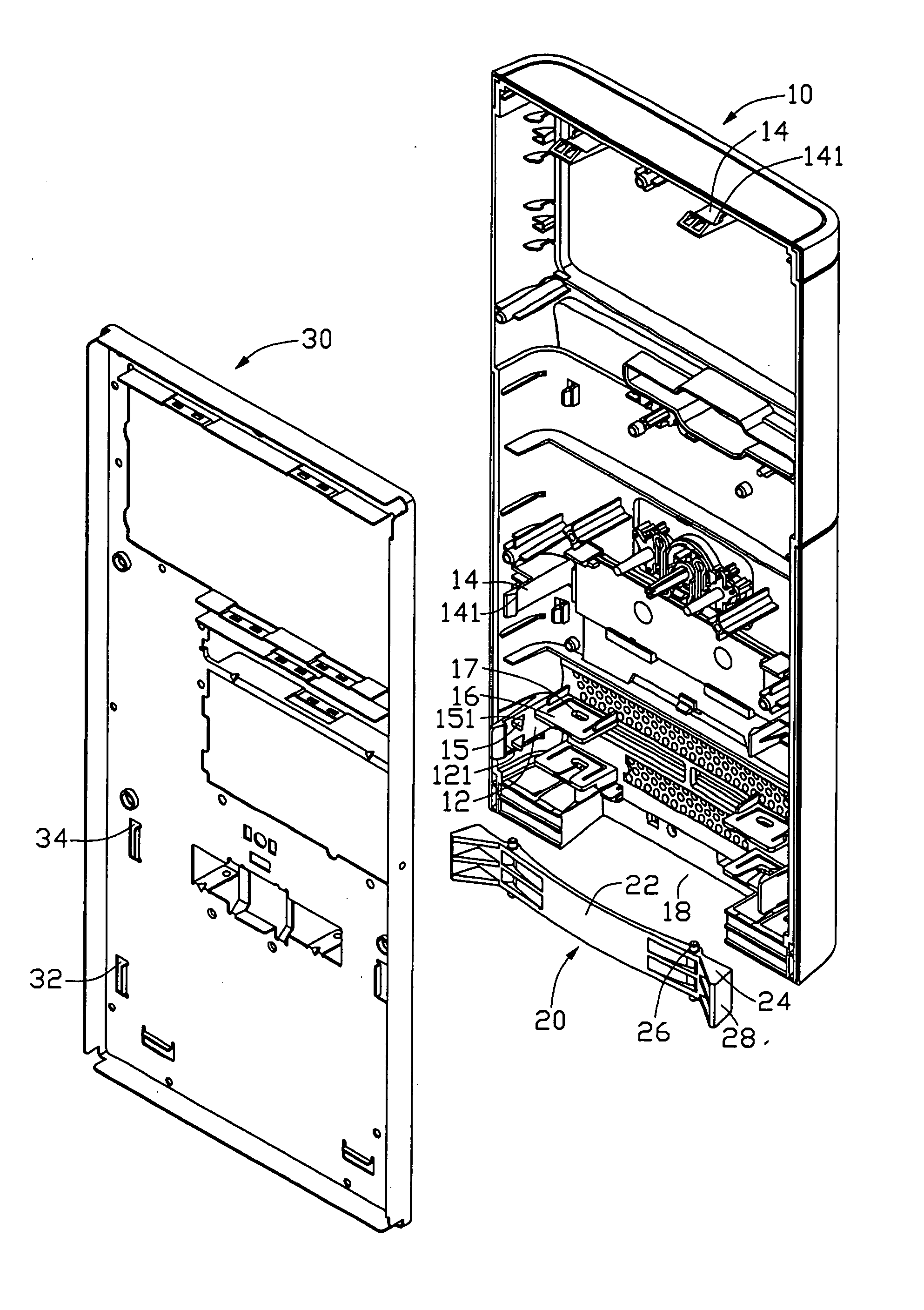 Bezel mounting assembly