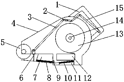 Adhesive tape pasting device