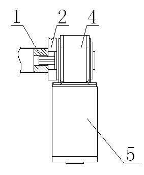 Collection motor for drawing machine