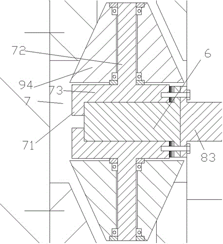 Steady machining equipment with reciprocating motion type machining head