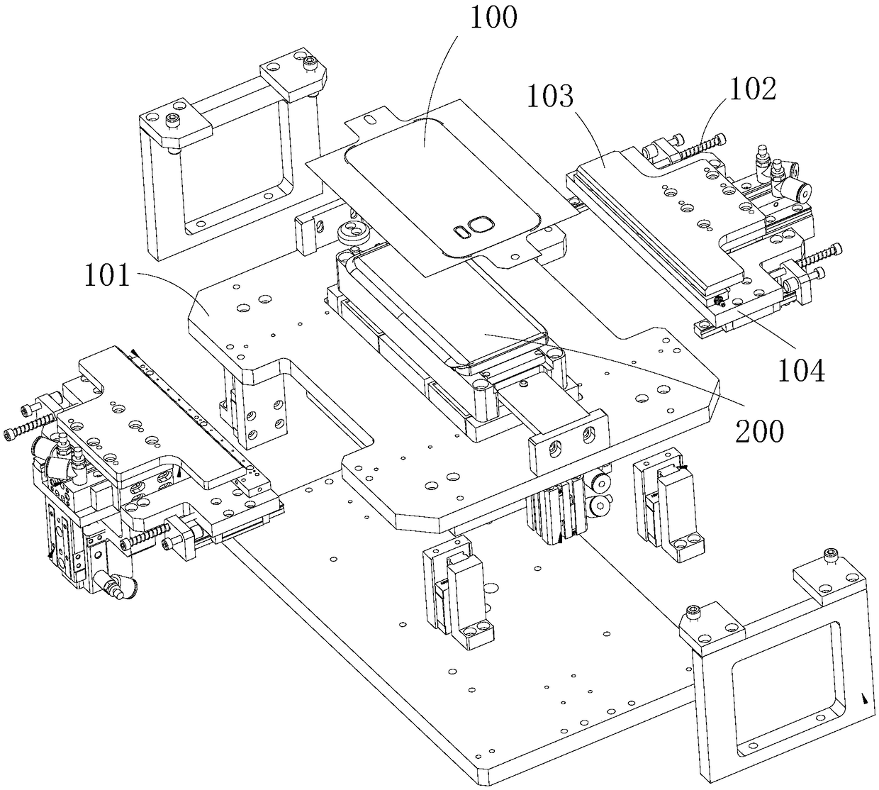 High-precision curved surface lamination automation equipment