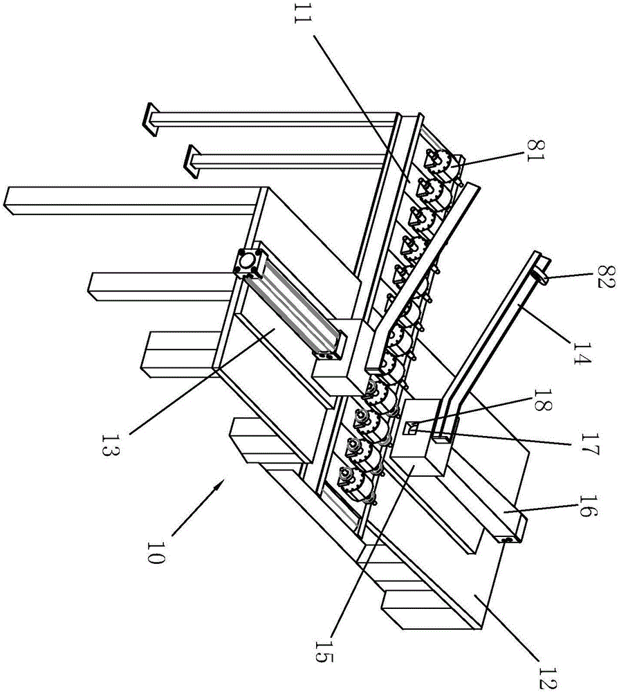 Automatic assembly line for motor