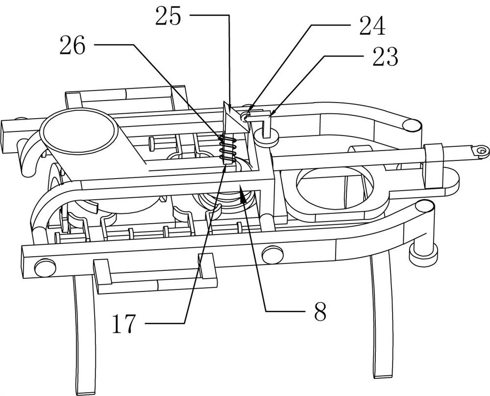 An automatic deep groove ball bearing metal dust cover pressing groove device