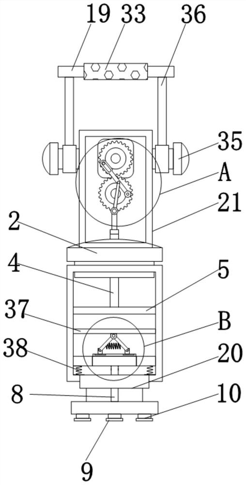 Ultrasonic department coupling agent smearing apparatus for preventing cross infection, and smearing method of smearing apparatus