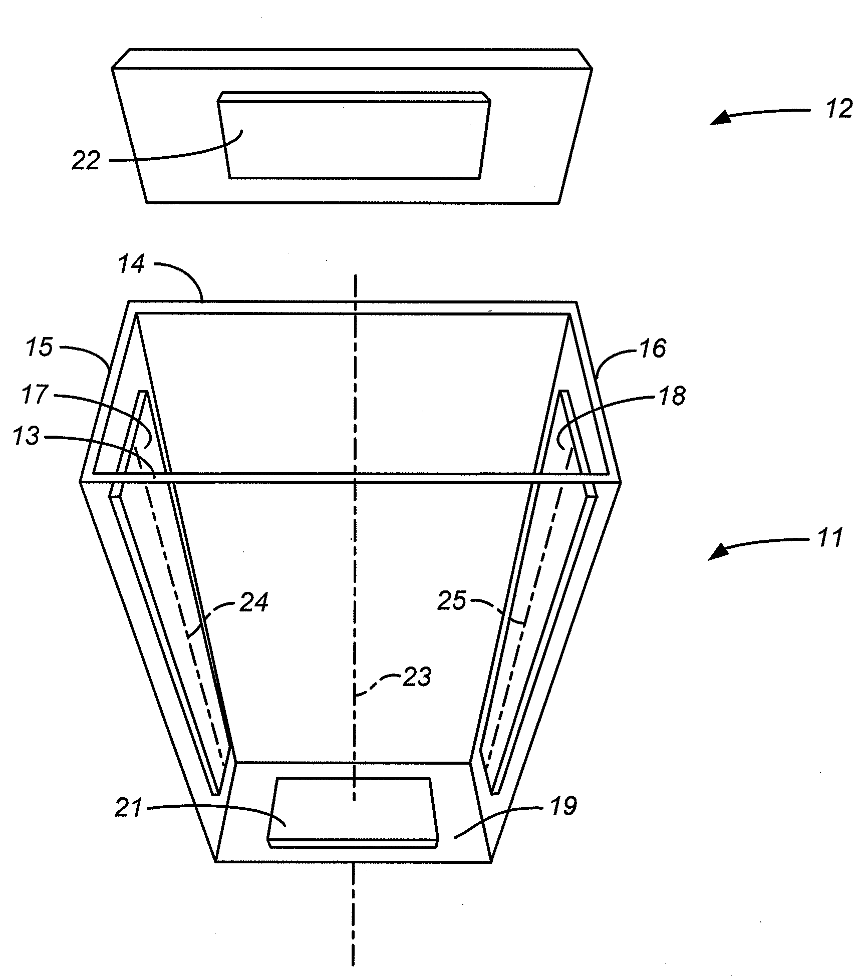 Electroporation Cuvette With Spatially Variable Electric Field