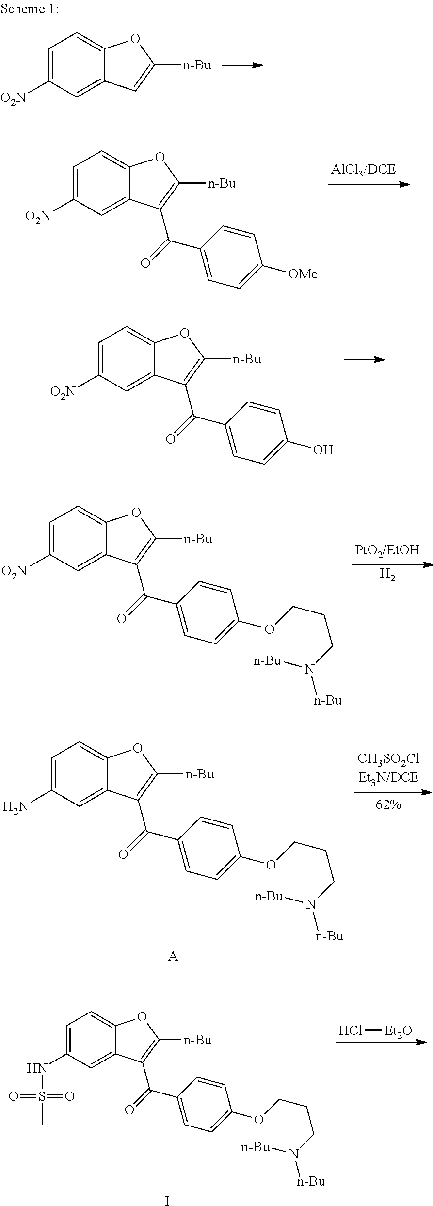 Preparation process of dronedarone and its salts