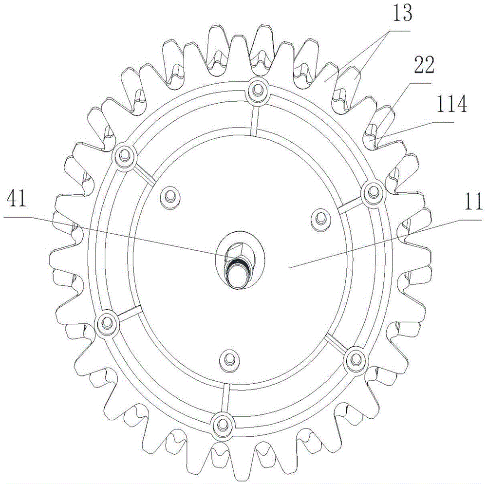 Built-in outer rotor motor direct drive lawn mower drive wheel and lawn mower