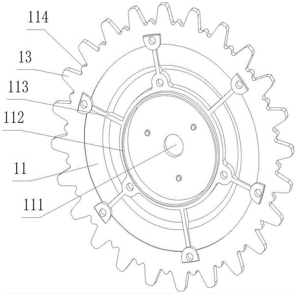 Built-in outer rotor motor direct drive lawn mower drive wheel and lawn mower