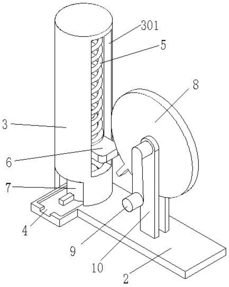 Portable operation type medicine crushing device suitable for emergency department