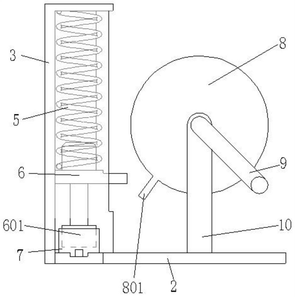 Portable operation type medicine crushing device suitable for emergency department