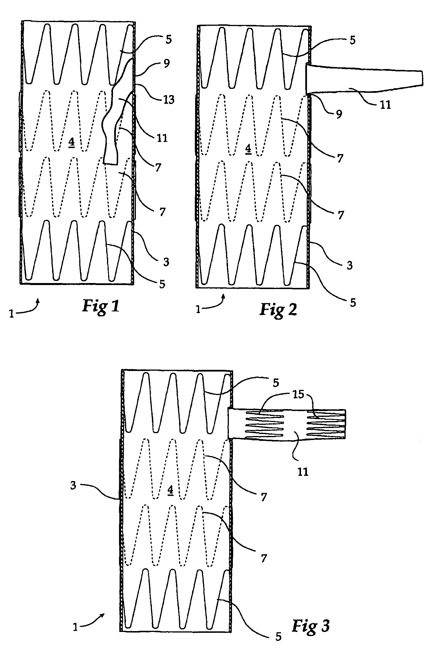 Stent graft with integral side arm