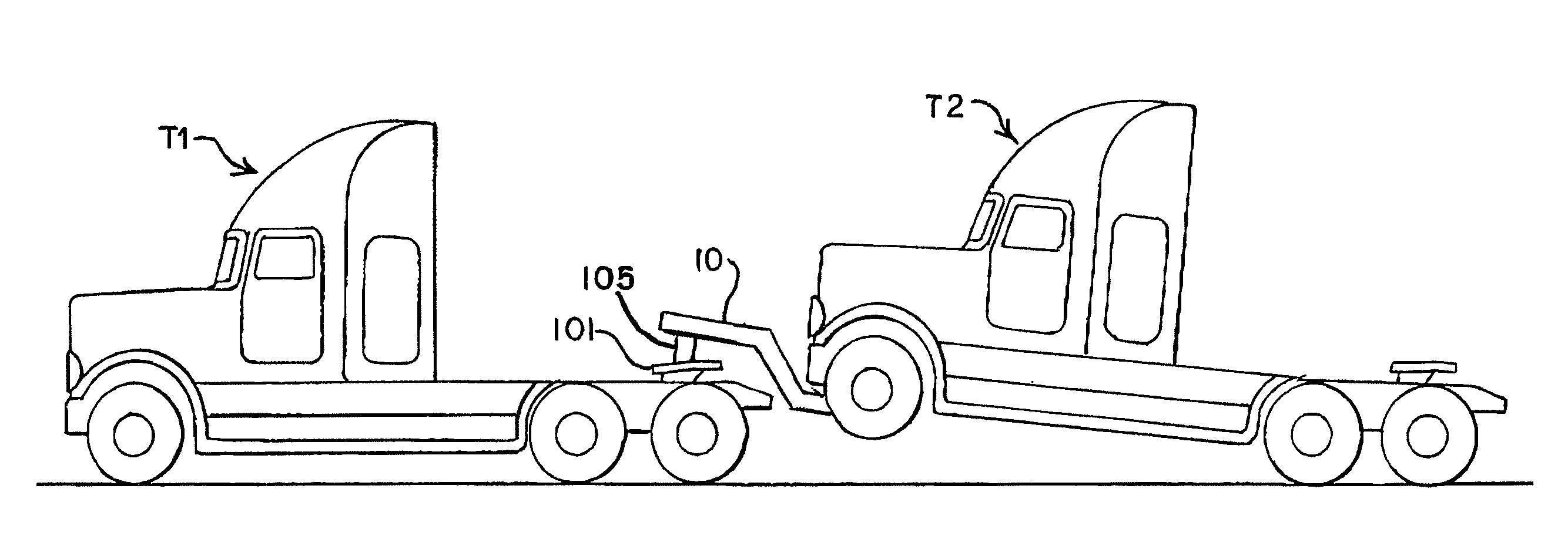 Front tow extended saddle