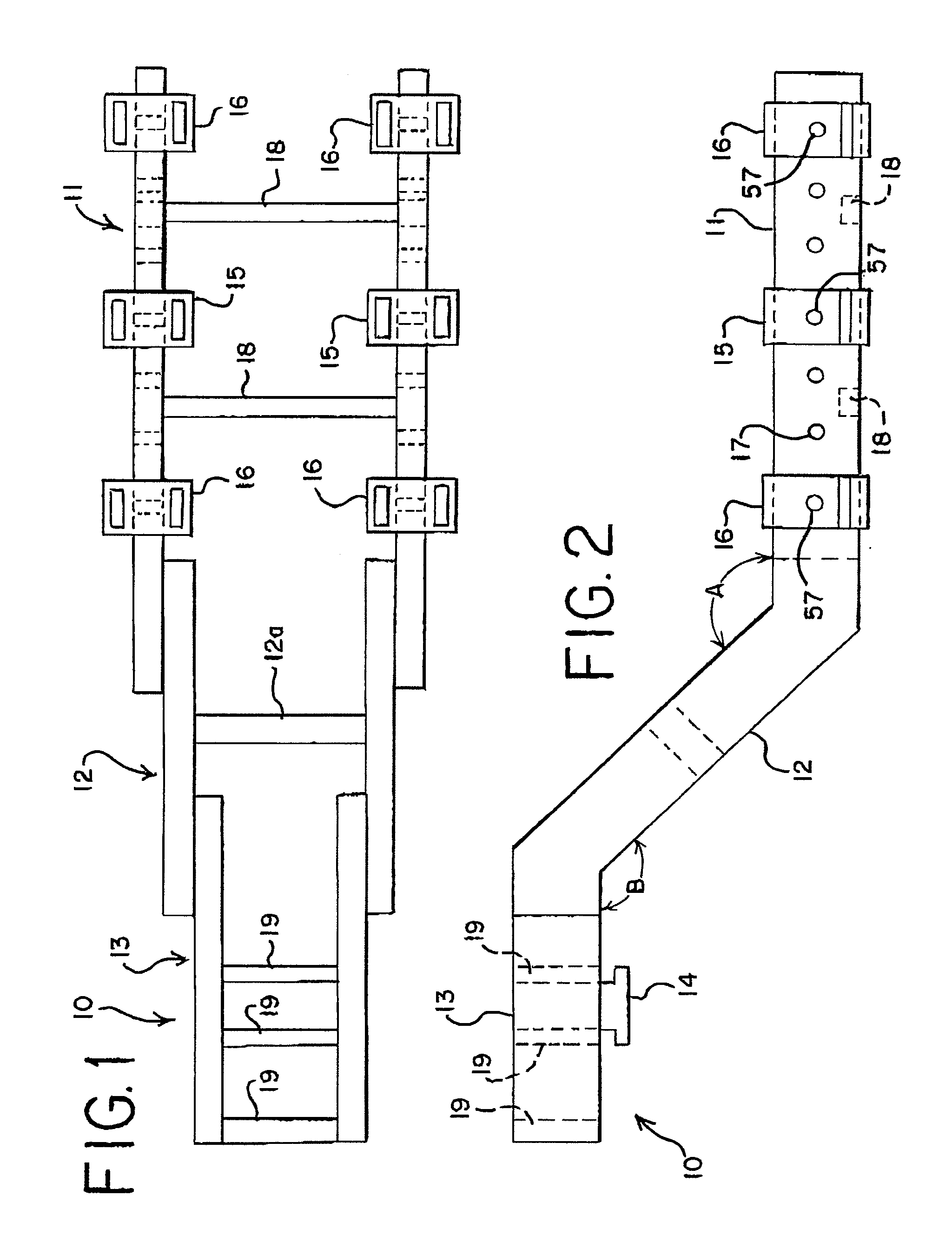 Front tow extended saddle