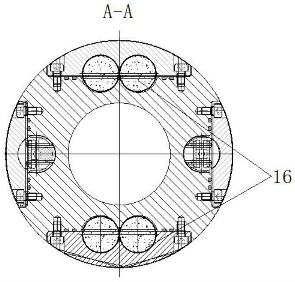 Automatic monitoring device for geological core drilling parameter hole bottom