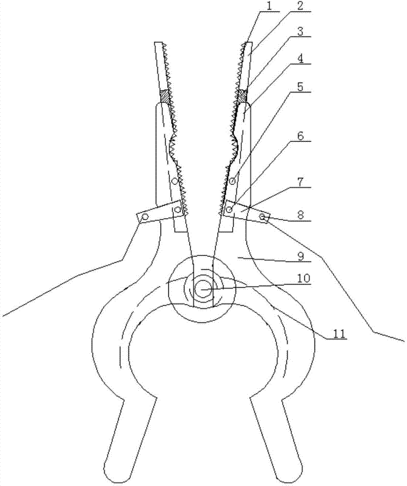 Wire clamp special for testing of transformer