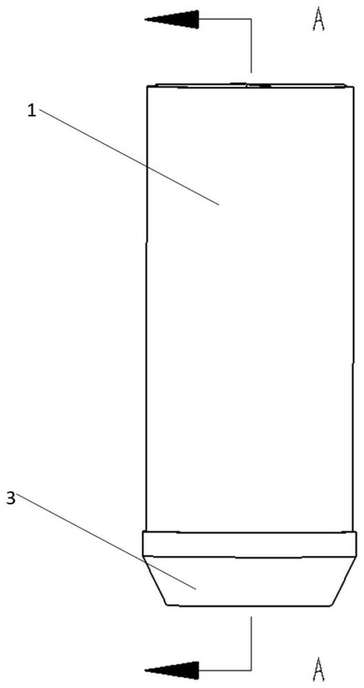 Air supply device based on centrifugal cut-off