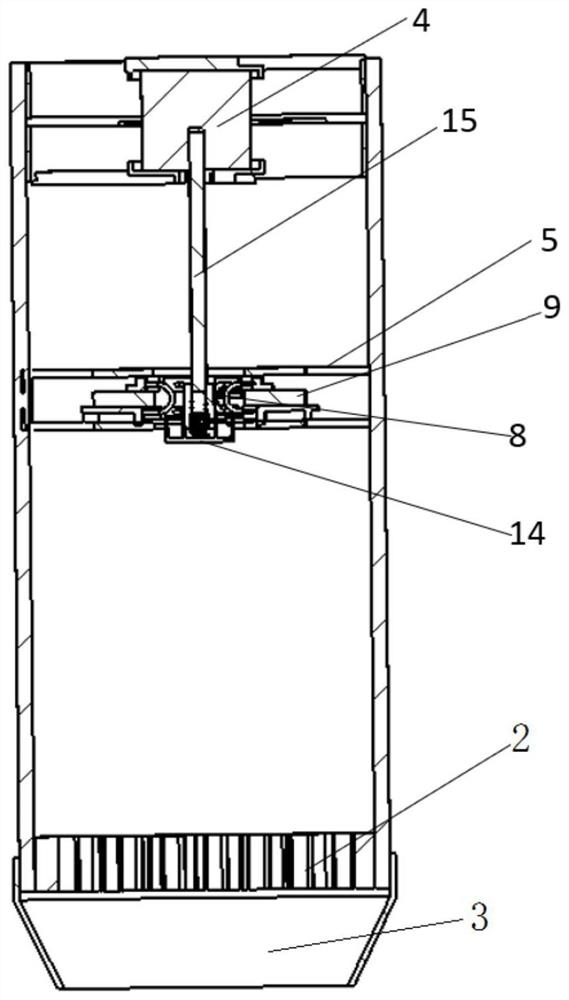 Air supply device based on centrifugal cut-off