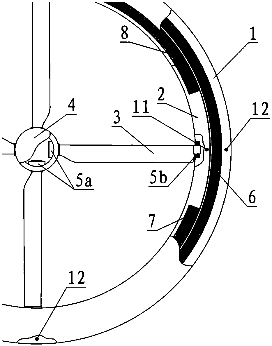 A kind of magnetic levitation rotor system and the helicopter with it