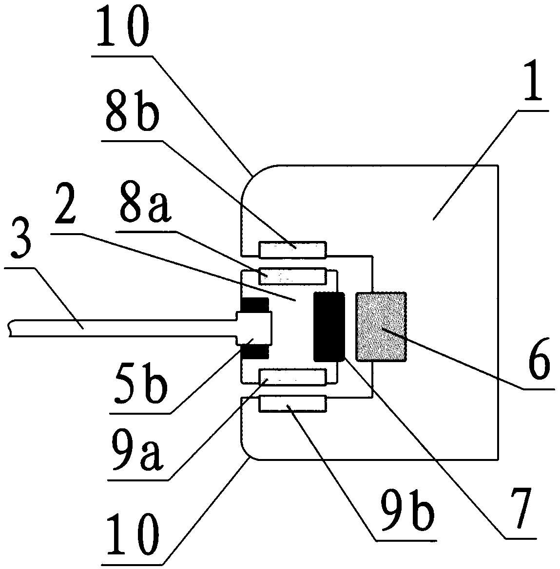 A kind of magnetic levitation rotor system and the helicopter with it