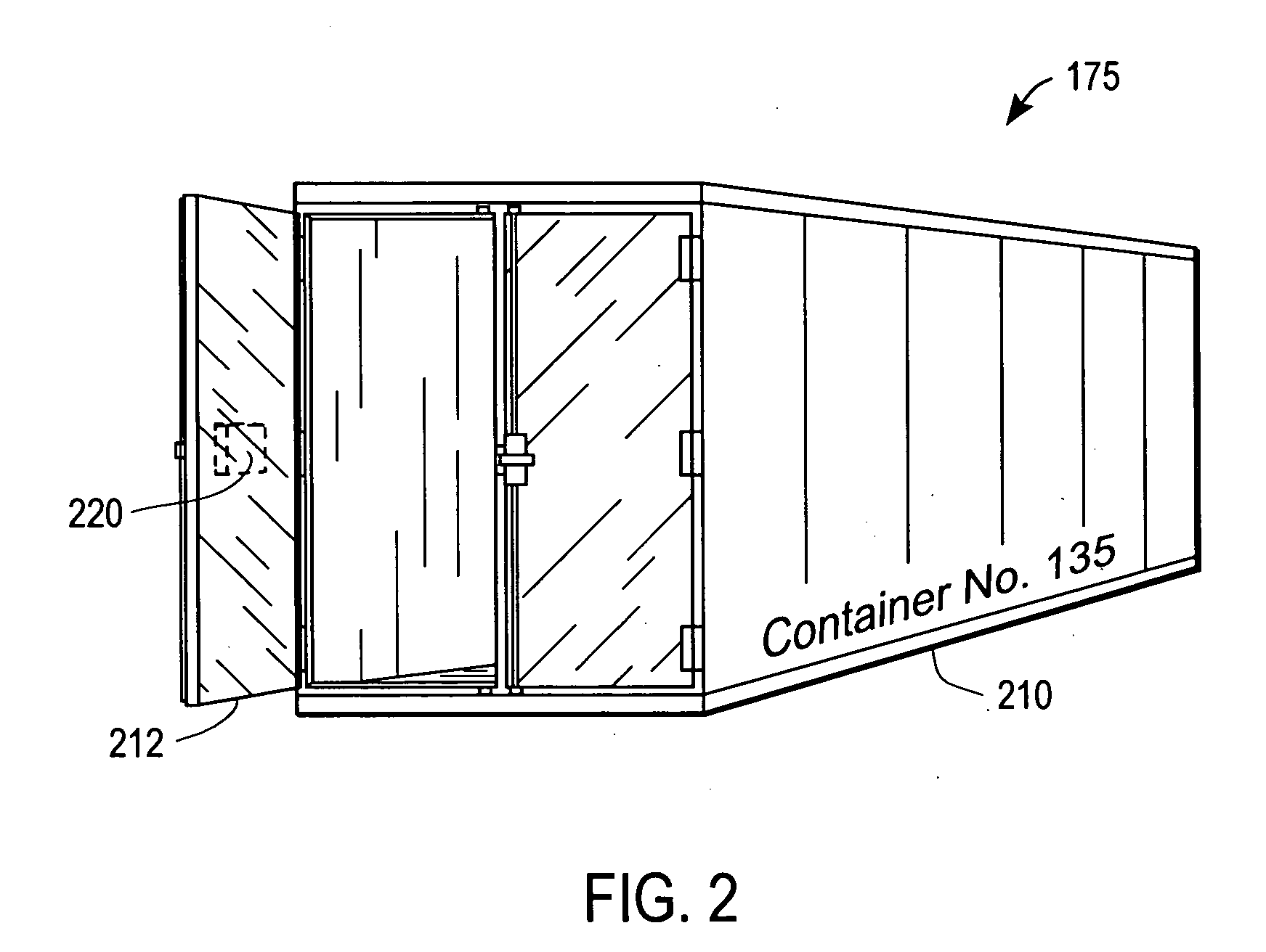 State monitoring of a container