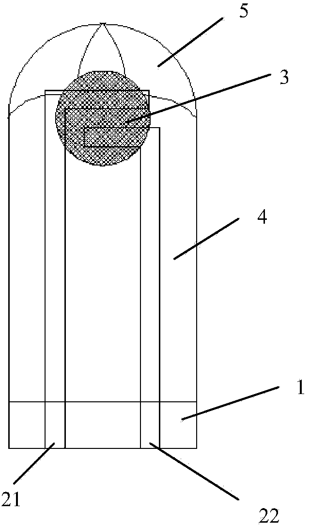 Blood sugar test strip