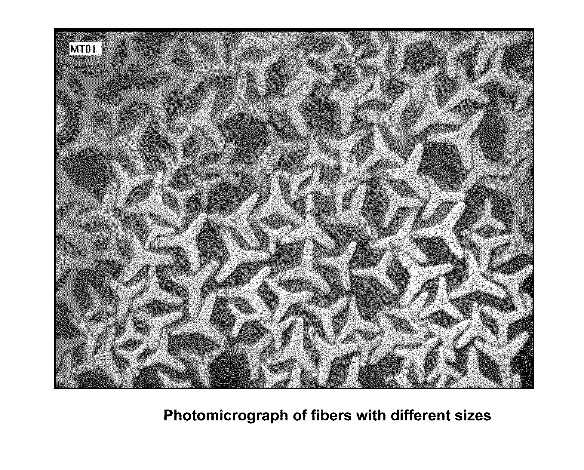 Method for making an acetate tow band with shape and size used for coding