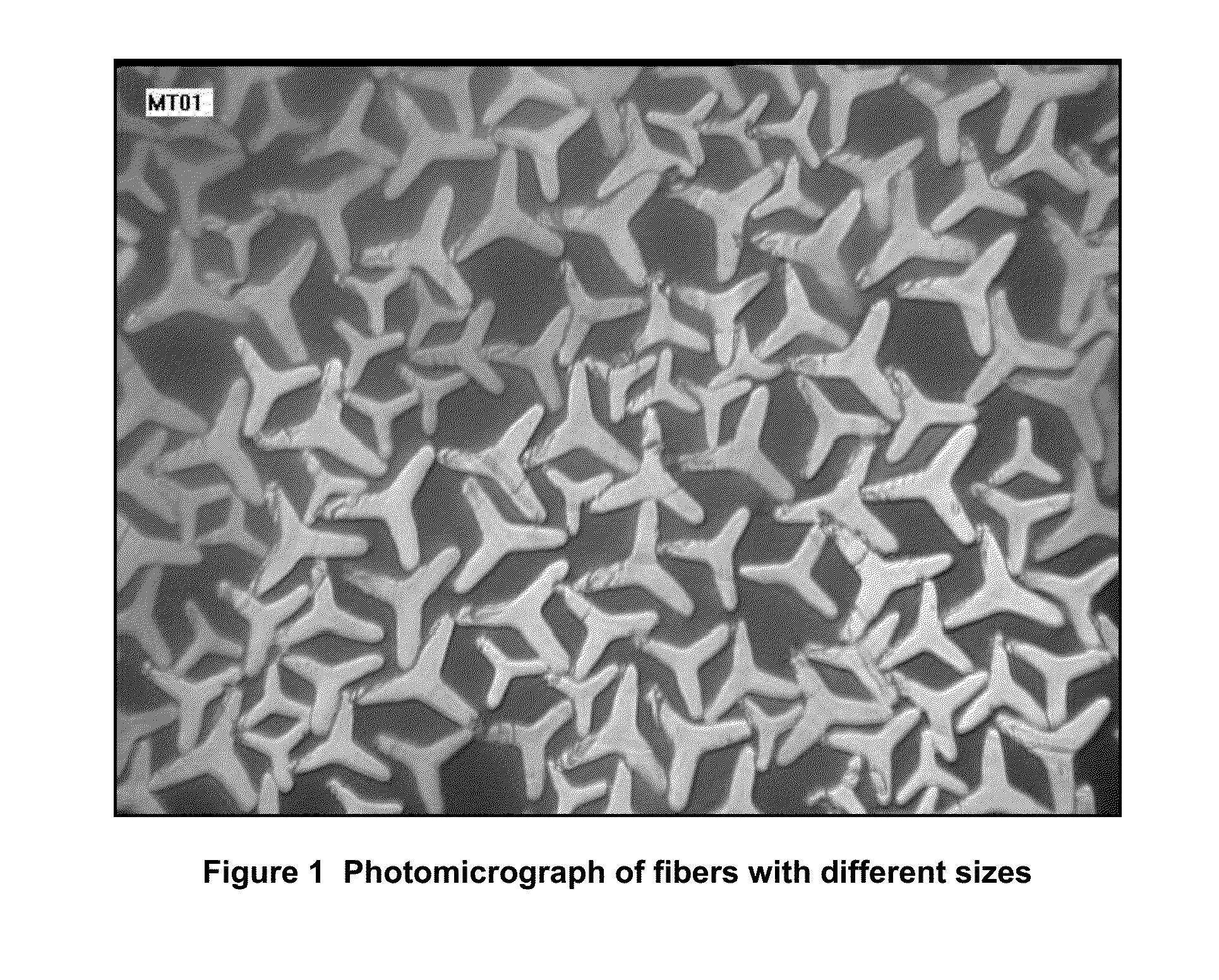 Method for making an acetate tow band with shape and size used for coding