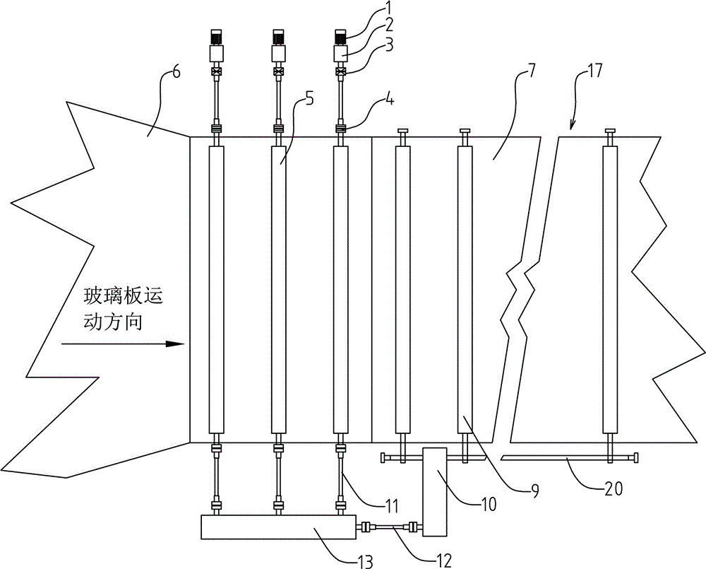 Ultrathin glass conveying device