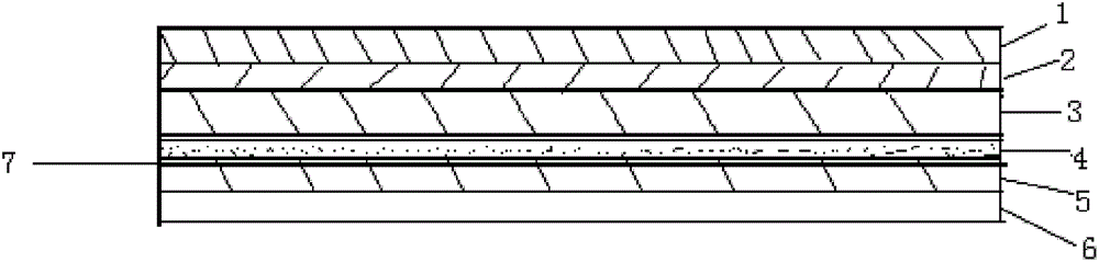 Composite acrylic transparent film and its preparation method and application