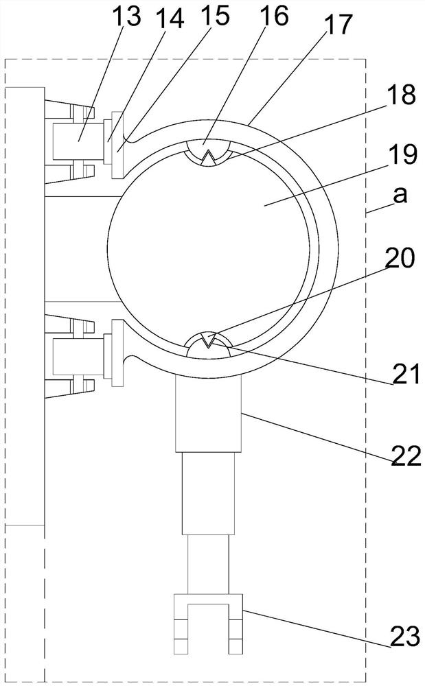 Preheating annular cutting device for aluminum-plastic composite pipe