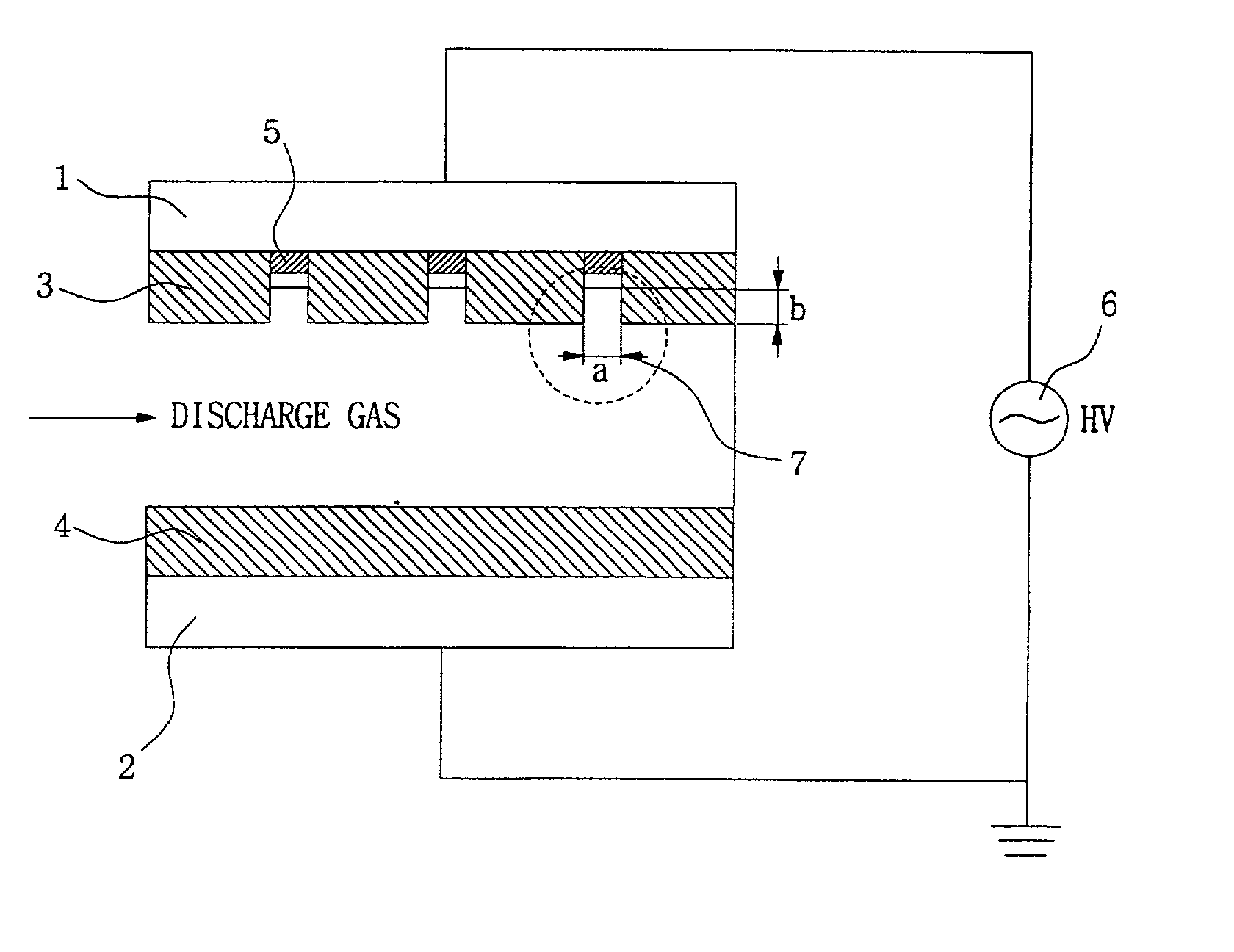 Appaaratus for generating low temperature plasma at atmospheric pressure