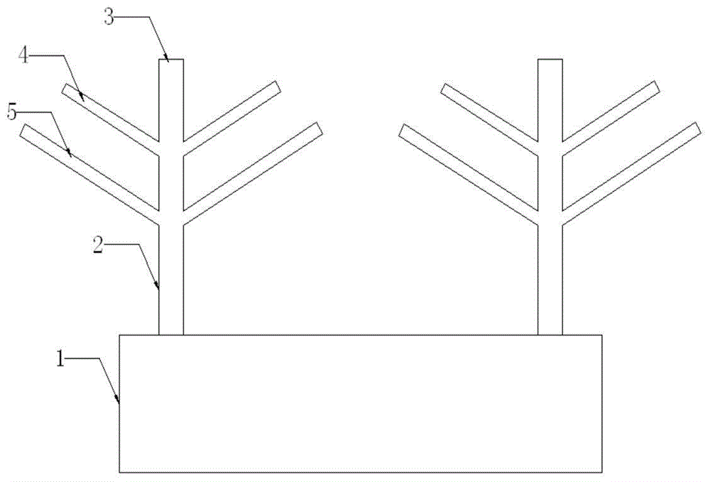 A nozzle device for ozone flue gas mixing system