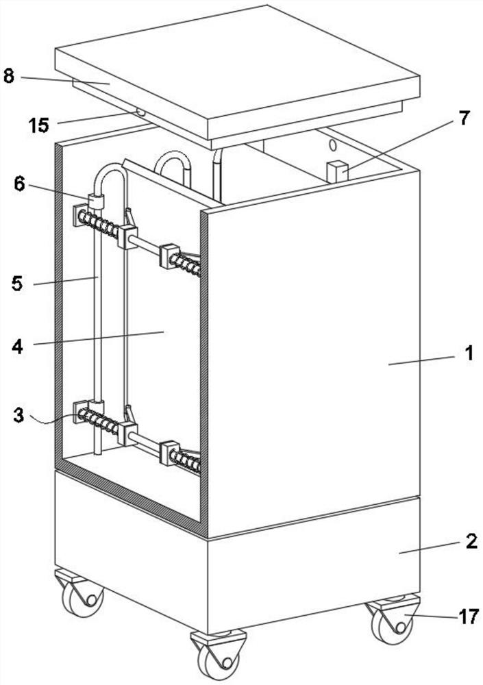 Shock absorption and noise reduction type computer case protection device