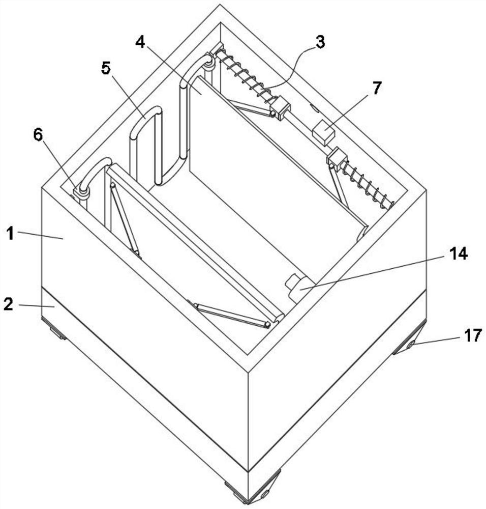 Shock absorption and noise reduction type computer case protection device