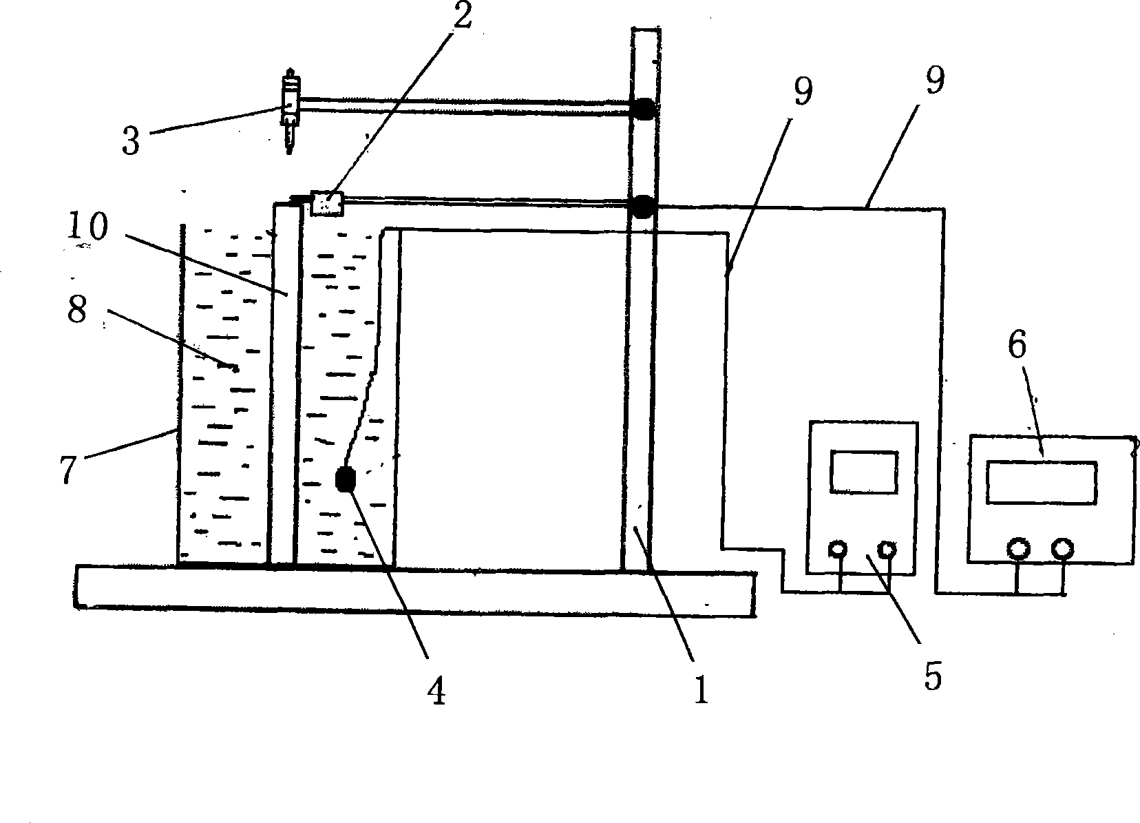 Metal linear expansion coefficient measuring apparatus