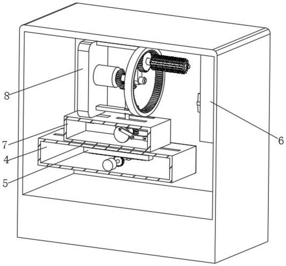 Rotary false tooth polishing machine