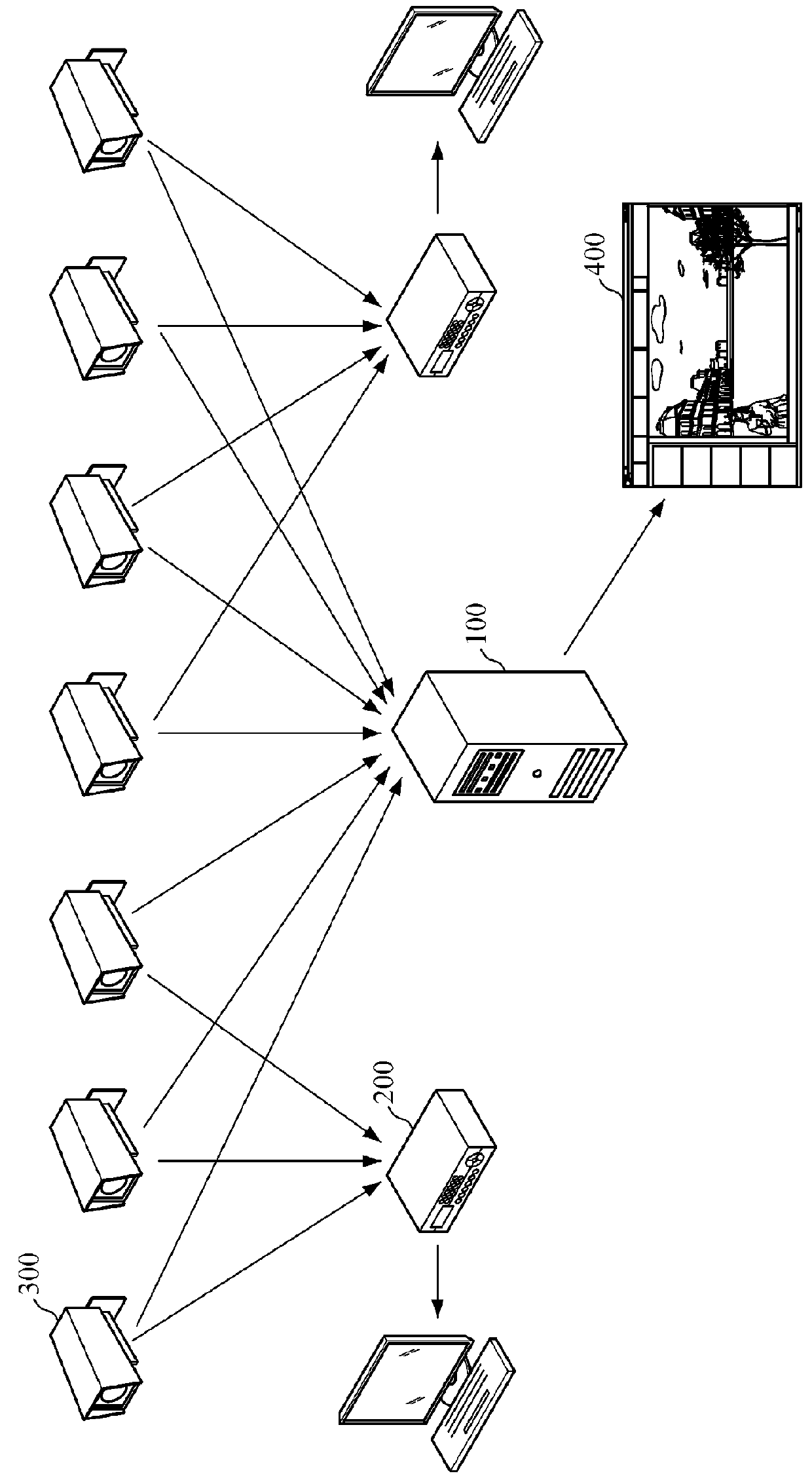 Image streaming system for minimizing resource usage of network video recorder (NVR)