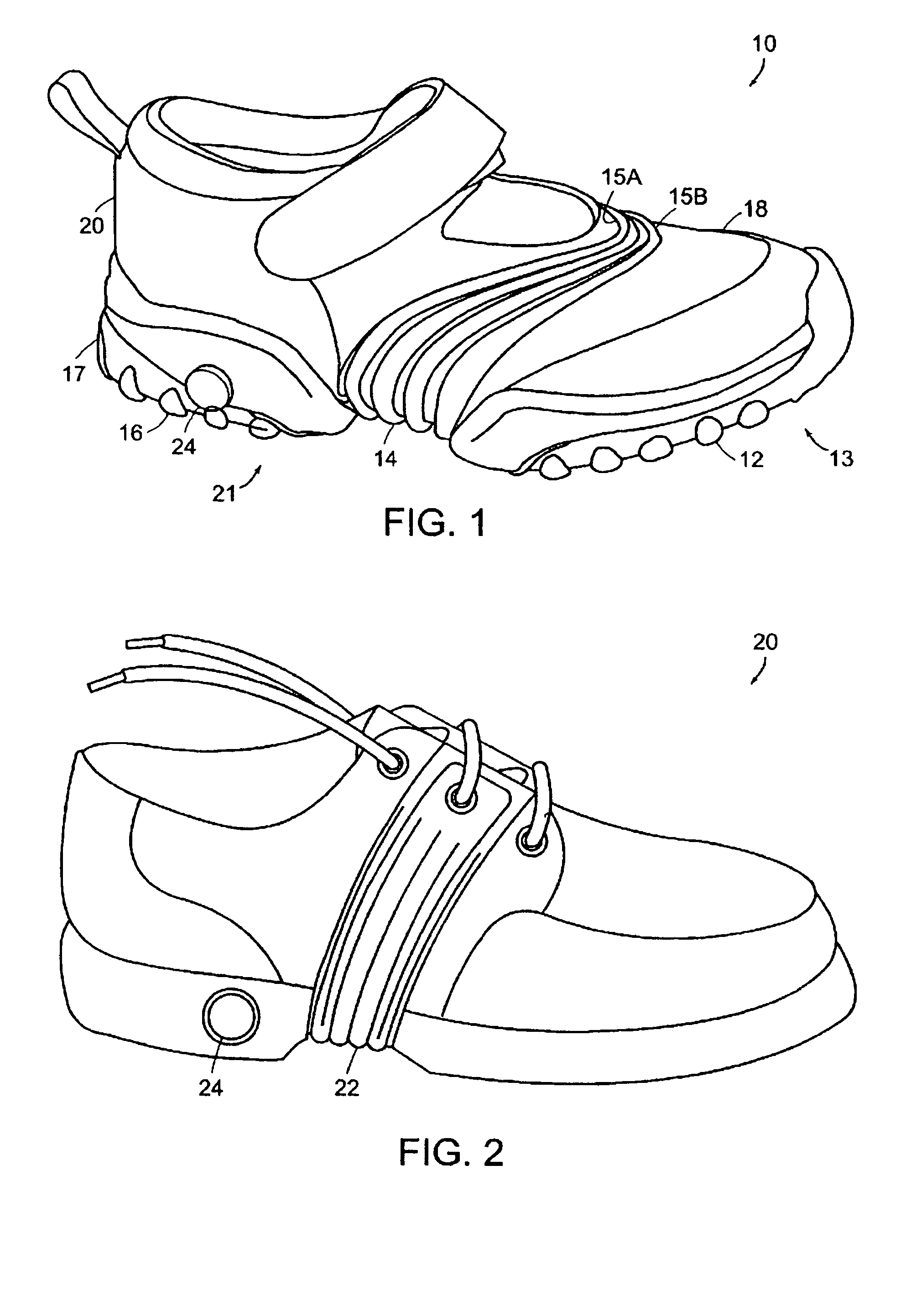 Method of making an expandable shoe