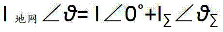 Large earth screen shunt vector quantity measurement method based on wireless transmission