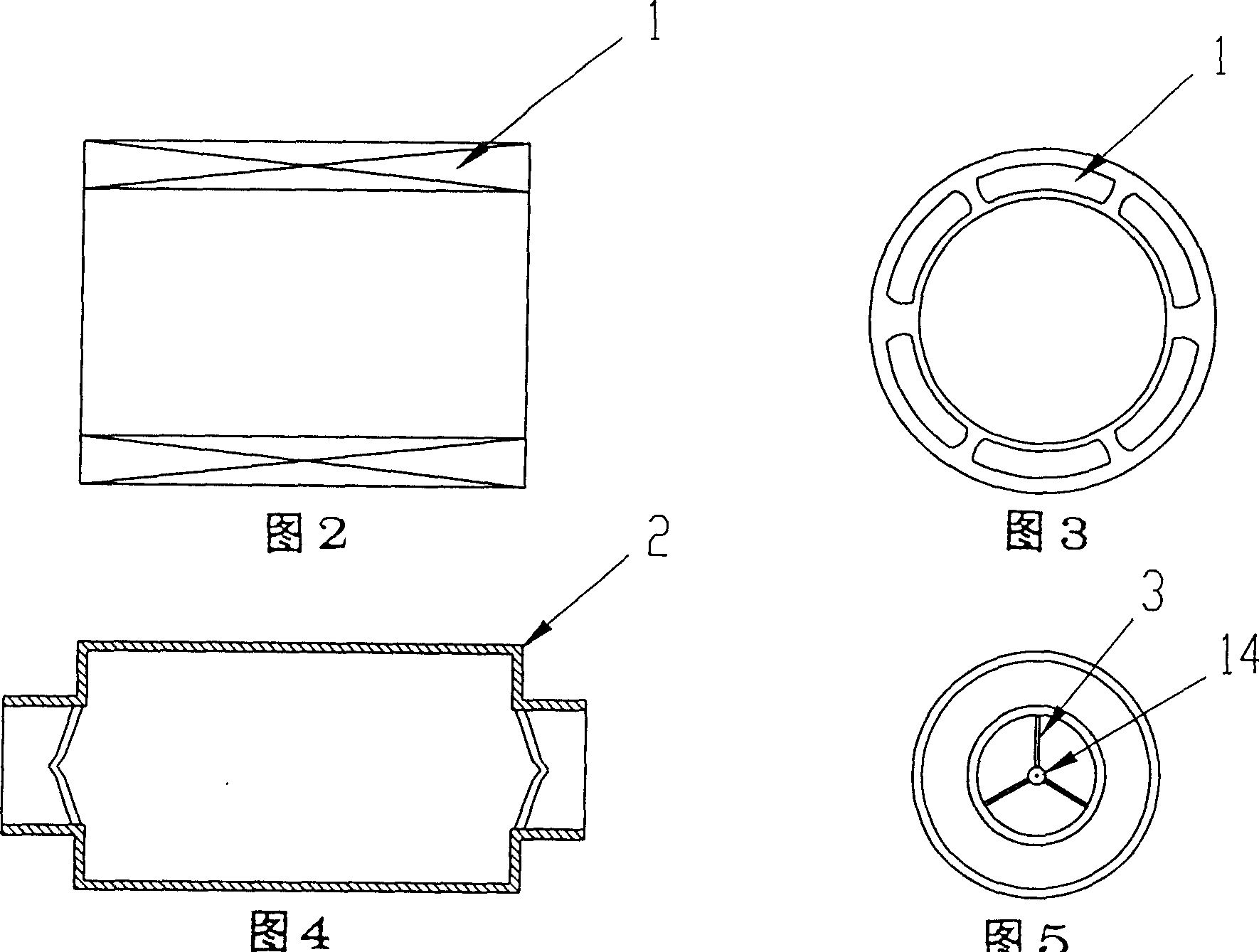 Magnetic-driven axial-flow auxiliary pump for heart