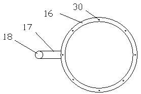 Adjusted and controlled type base body pulling device