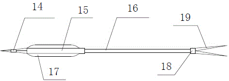 Instrument for arterial occlusion lesion treating and application thereof